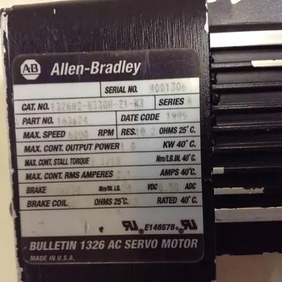 USED ALLEN BRADLEY 1326AS-B330H-21-K3 SER A