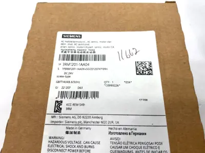 New | in-Stock Siemens SIRIUS Reversing Motor Starter 24VDC 0-0.12kW 0.1-0.5A Starters Michigan US | Maverick Industrial Sales #1392511