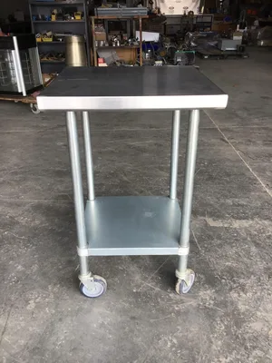 Regency 24″ Square Stainless Commercial Kitchen Table/Cart