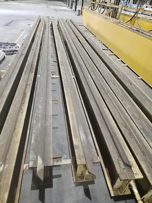 35 TON X 1050' BAY LENGTH CRANE RAIL ON 25' SPACING W21 X 147 BEAM (2100' LINEAR) : YOBRO 25192