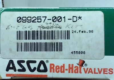 New | in-Stock ASCO 099258-001-D Misc Electrical & Power Parts Ohio US | Surplus Asset Holdings #1234733