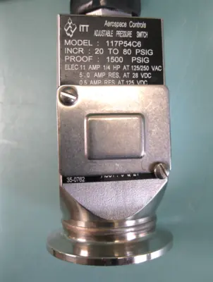 USED ITT Aerospace Controls 117P54C6