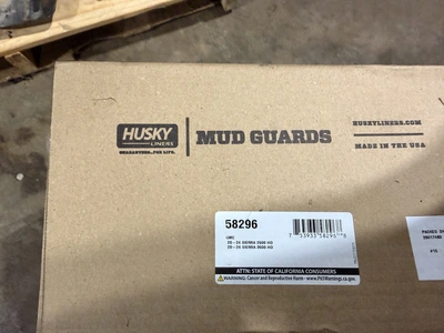 Used HUSKEY NO DRILL MUD GUARD SET 2020-2024 SIERRA 2500 & 3500 Automotive Parts Michigan US | Miedema Asset Management Group #1334724