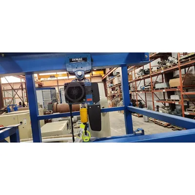 New Carolina FIBC Super Sack Bulk Bag Unloader Discharge Station w/ Demag Hoist