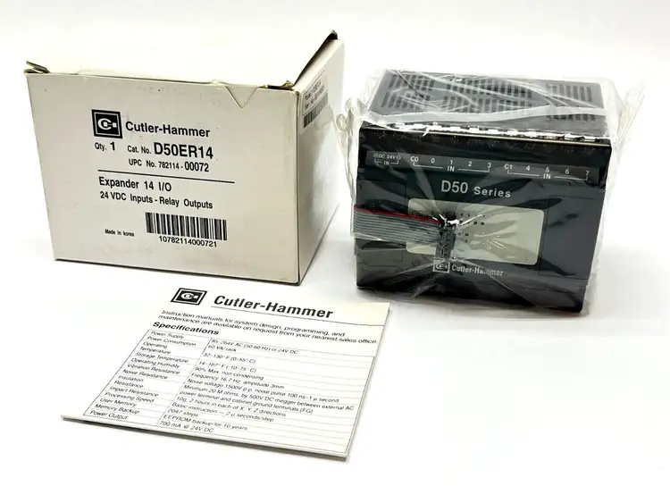 New | in-Stock CUTLER-HAMMER CUTLER HAMMER D50ER14 Relays & Switches | Maverick Industrial Sales #1107693