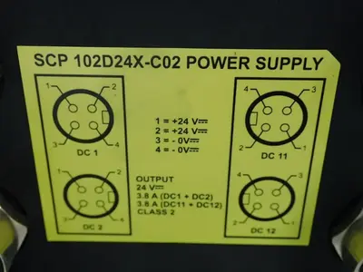 Used SOLA SCP102D24XC02 Power Supplies | HGR 24 #738821