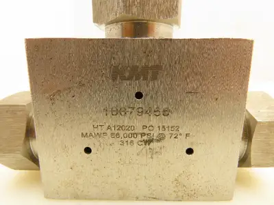 KMT 10079465 Tee Coupling For Waterjet 9/16" 66,000 PSI@72°F 316 CW