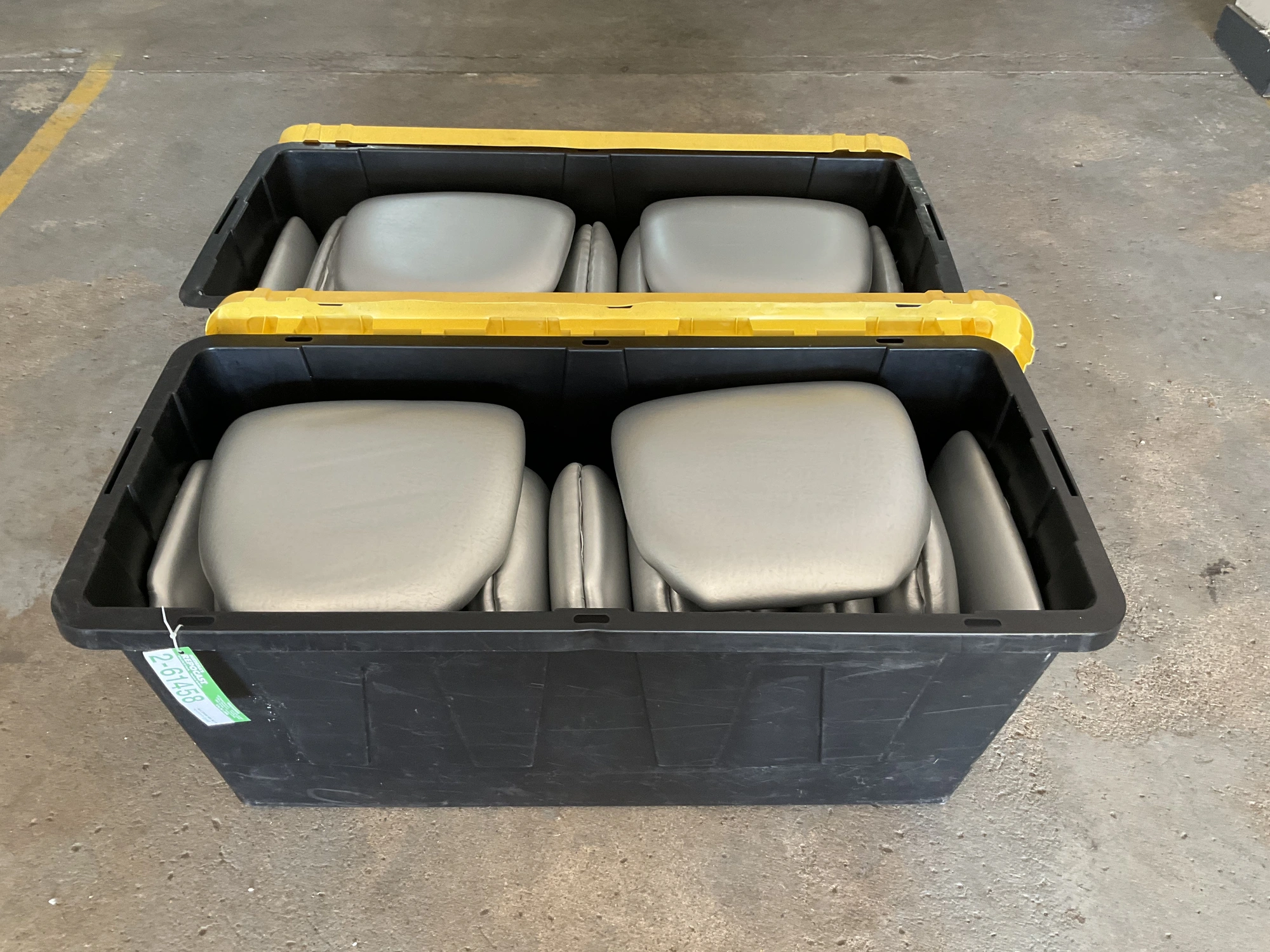 Used 44 PADDED SEAT CUSHIONS Restaurant Front of House Furnishings Michigan US | Miedema Asset Management Group #1761456