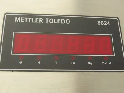 Mettler Toledo 8624 Digital Scale Indicator Readout 120VAC With 5' Cord