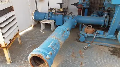 USED EMSCO F-650 TRIPLEX MUD PUMP