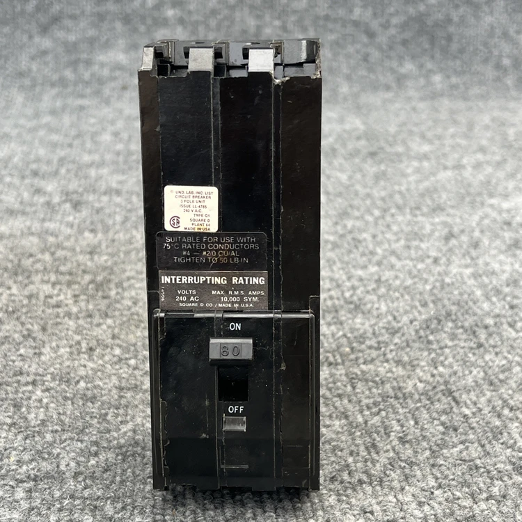 Used Square D Q1380 Circuit Breakers California US | Davliegogo LLC #1707105