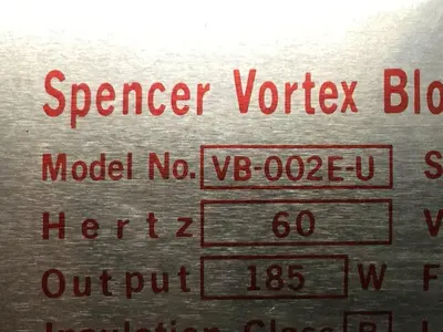 USED SPENCER VB-002E-U