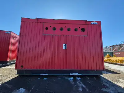 Containerized Foam Fire Suppression System w/ Deluge Valve, Potter Controls & Piping Manifold