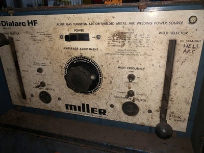 Miller DIALARC HF welder, 460V, 12.4 KW