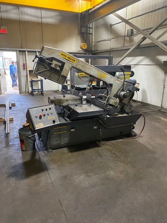 Used 2012 HYD-MECH S-20M Horizontal Band Saws Alberta CA | Merchant Machine Tools Inc #483476
