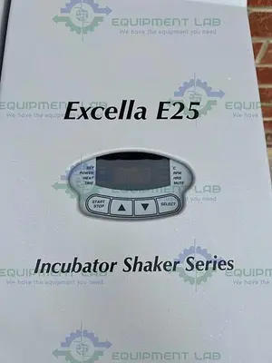 USED EPPENDORF NEW BRUNSWICK EXCELLA E25  INCUBATOR SHAKER 60°C, 120V W/ 1" ORBIT