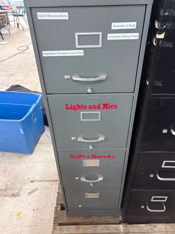 4 drawer file cabinet