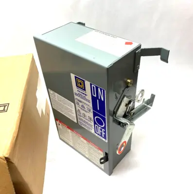 USED SQUARE D I-LINE FUSIBLE BUSWAY PLUG-IN UNIT 3-PHASE 30A 600V