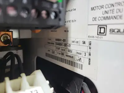 USED SQUARE D MODEL 6