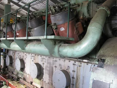 Used Cooper Bessemer GMVA8 Qty 2 Gas Compressors Oklahoma US | Borderless Services #1378258