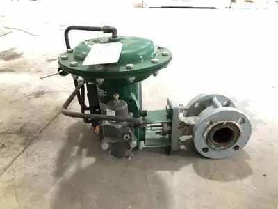 Fisher Control 1052 Size 20 Diaphragm Actuator w/VeeBall 2” valve