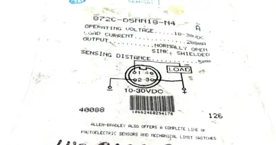 NEW ALLEN BRADLEY 872C-D5NN18-N4 INDUCTIVE PROX SENSOR 872CD5NN18N4