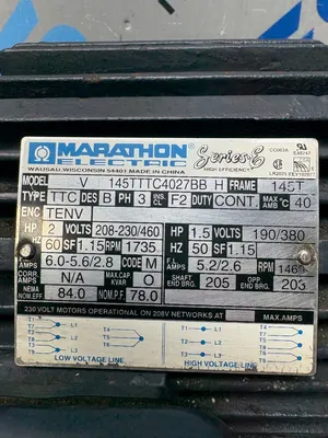 MARATHON V145TTTC4027BB Motors | ESS Industrial Equipment Sales (7)