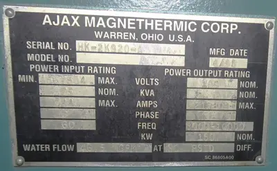 Item# I190 Ajax Magnathermic Magnescan II, Pacer -S10