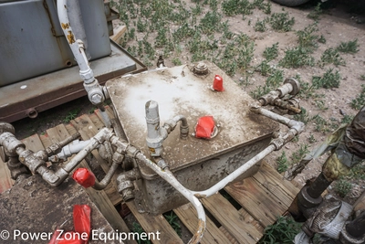 USED LUBE SKID -