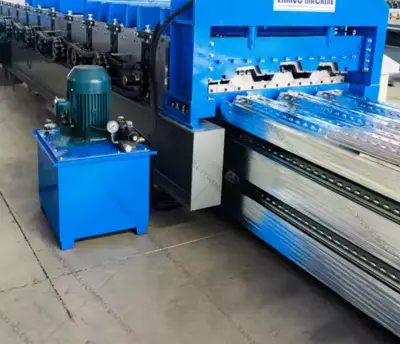 Heavy-Duty Composite Floor Deck Roll Forming Machine – UAE