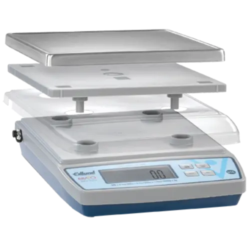 Edlund BRV-320 20 lb Square Digital Scale w/ Removable Platform - 7" x 7", Stainless