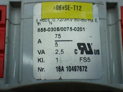 Used WAGO 8550305/00750201 Transformers Ohio US | HGR 24 #1150629