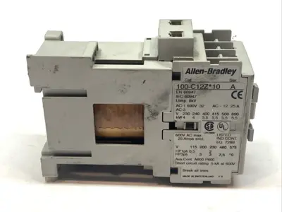 Used Allen-Bradley Series A Contactor 12A 3P 600VAC PLC Contactors Michigan US | Maverick Industrial Sales #1402100