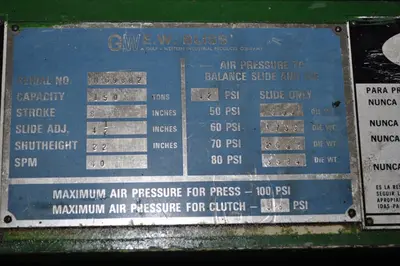 150 TON BLISS GAP FRAME PRESS