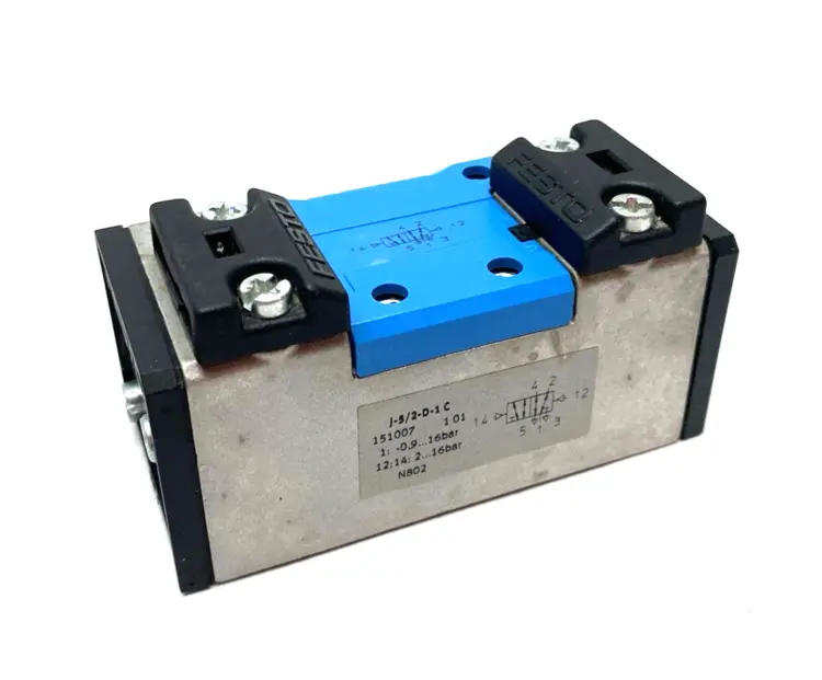 Used FESTO PNEUMATIC VALVE 5/2, BISTABLE, SIZE 1 SUB-BASE, 151007 Valves/Fittings | Maverick Industrial Sales #1102244
