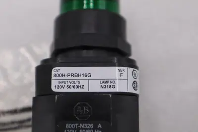 ALLEN BRADLEY 800H-PRBH16G SER. F 120V STOCK H1203A