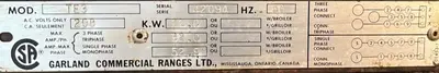USED GARLAND TE3