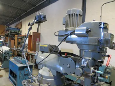 9" x 42" Supermax Vertical Milling Machine w/ Acu-Rite Digital Readout