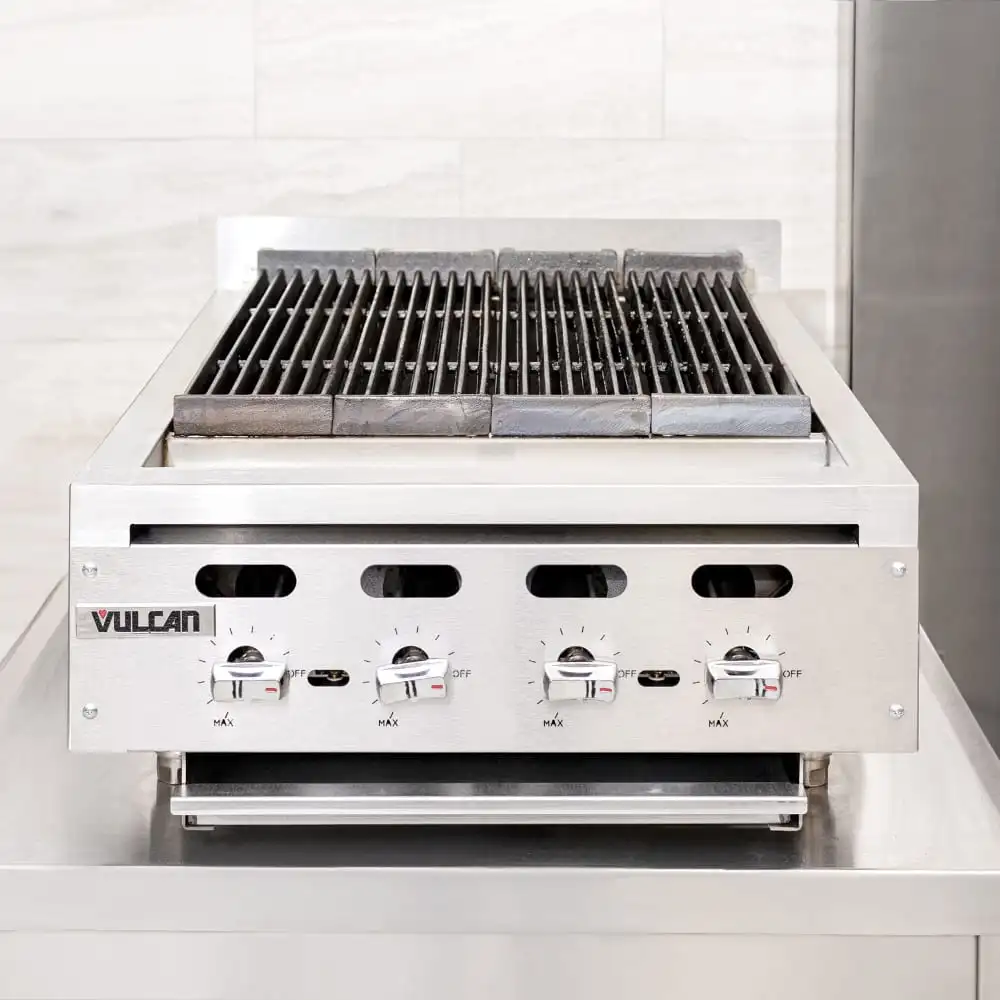 Vulcan VACB25 25 1/8" Radiant Charbroiler W/ Cast Iron Grates, Liquid Propane