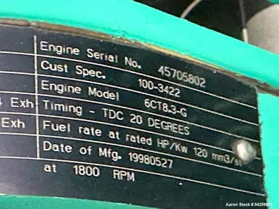USED ONAN CUMMINS 125DGEA