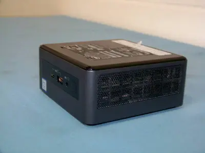 Intel NUC8IN Mini PC, NEC AS241W Monitor, Dell Keyboard and Mouse