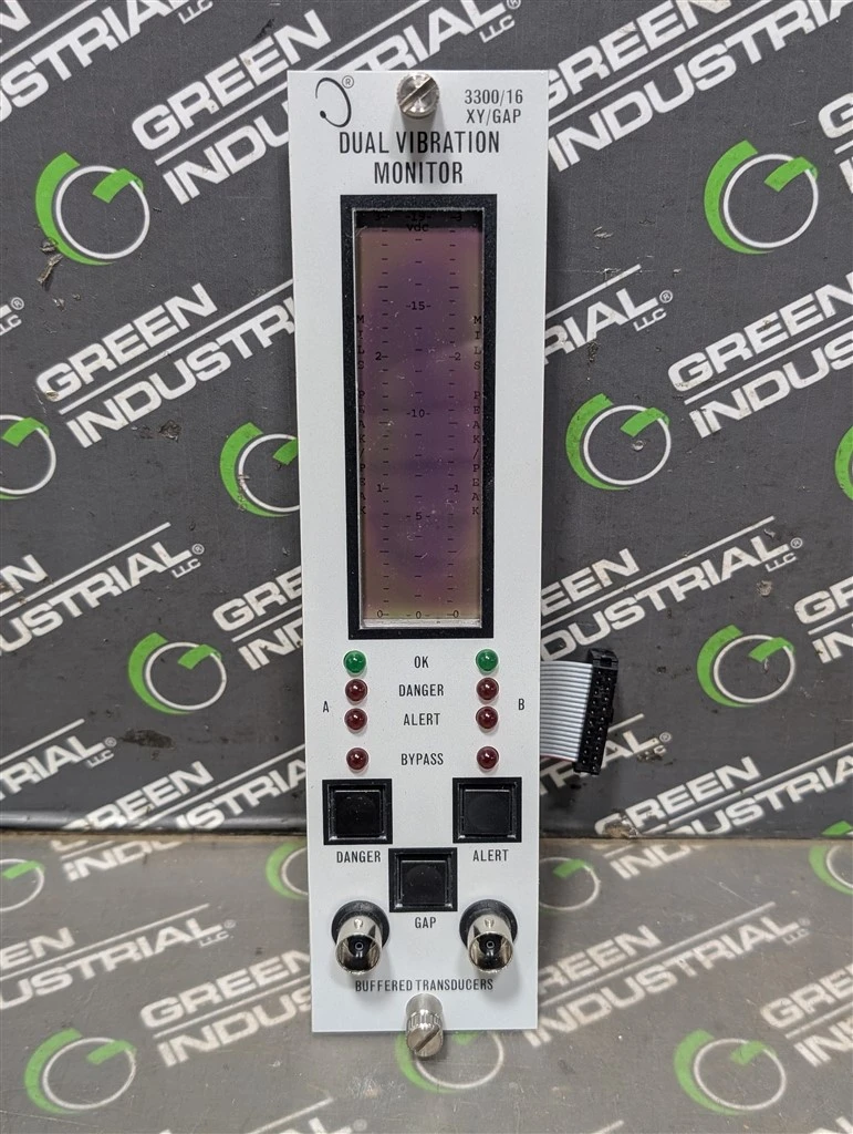 Bently Nevada PWA87971-01 Dual Vibration Monitor Operator Board 3300/16 Used