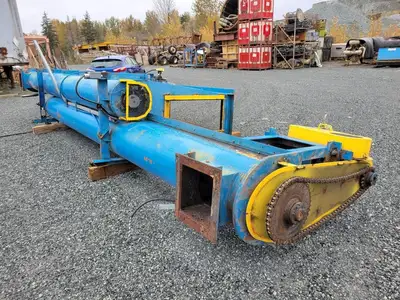 Double 12" U-Trough Auger Hopper System