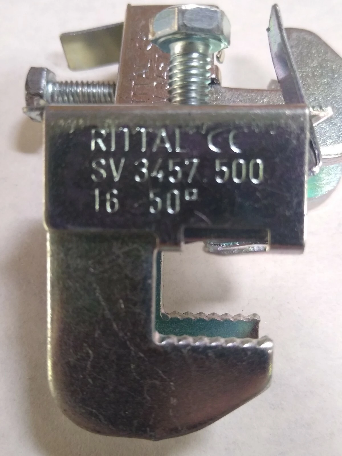 USED Rittal Conductor Clamp, 6-8NM Busbar, 16-50MM