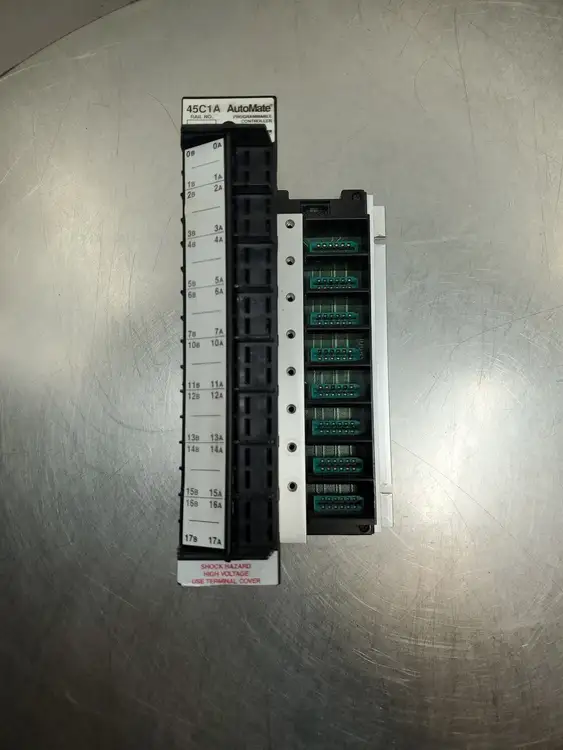 Used Reliance Electric 45C1A AutoMate Digital I/O Rail, (802802-7RE) PLC Chassis South Carolina US | Palmetto Automation #1543851