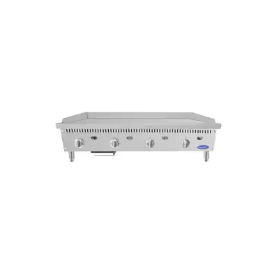 New | in-Stock Atosa New Atosa ATTG-48 HD 48'' Thermo-Griddle with Total 100,000 BTU (with 1" Griddle Plate) Commercial Flat Top Griddles Illinois US | Falcon Restaurant Supply #1375232