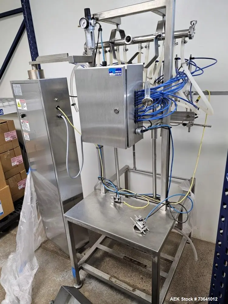 Used E-Pak 16 Head Automatic Inline Liquid Filler Microprocessor Controlled