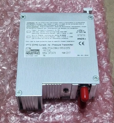 NEW Moore Industries IPT2/4-20MA/3-15PSIG/20PSI-FA7 [DIN]