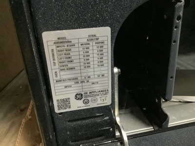 Used GE JGBS66DEK6B8 Gas Cooking Equipment Michigan US | Miedema Asset Management Group #1461370