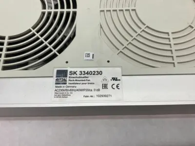 Used Rittal Rack-Mounted Fans for 19" SK 3340230 Fan Filter Units Michigan US | Maverick Industrial Sales #1393499